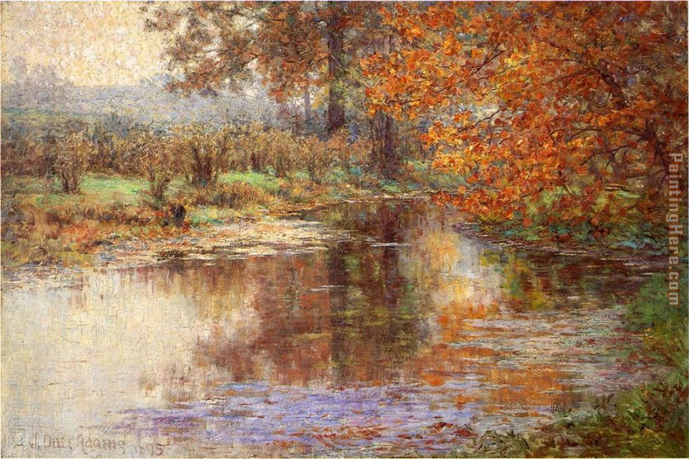 The Glimmerglass of the Mississinewa painting - John Ottis Adams The Glimmerglass of the Mississinewa art painting
